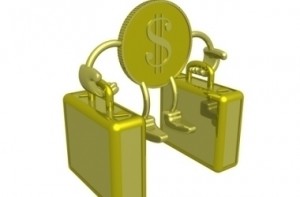 Coin carrying suitcases 