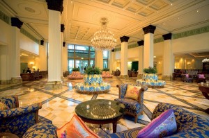 hotel lobby