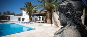 Villa and pool